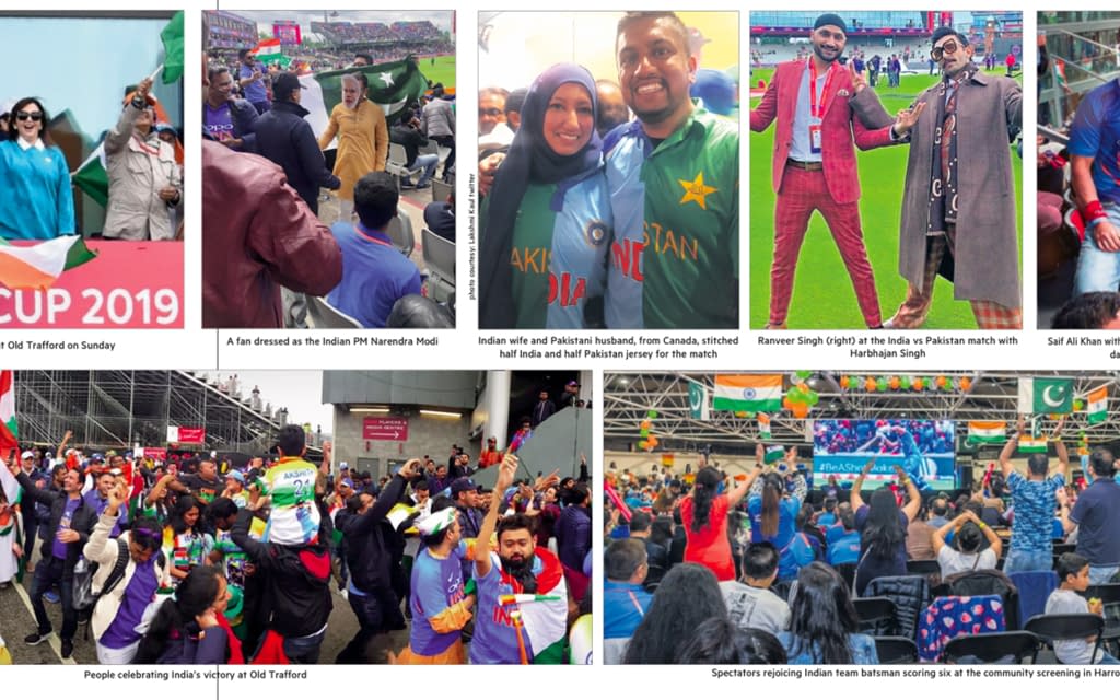 India V Pakistan Star Studded Old Trafford Rallies For World S Greatest Sport