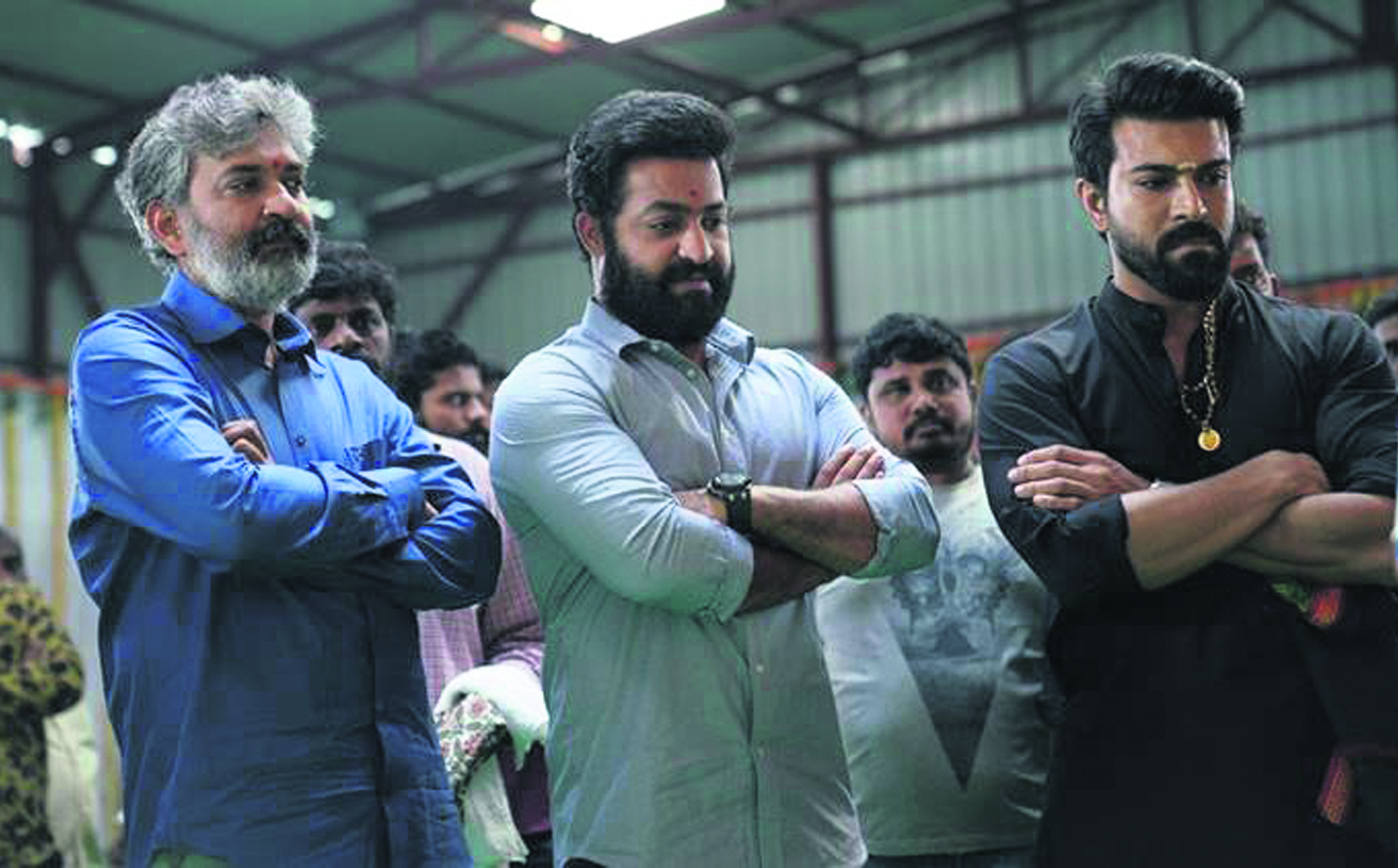 SS Rajamouli’s RRR launched in Hyderabad...