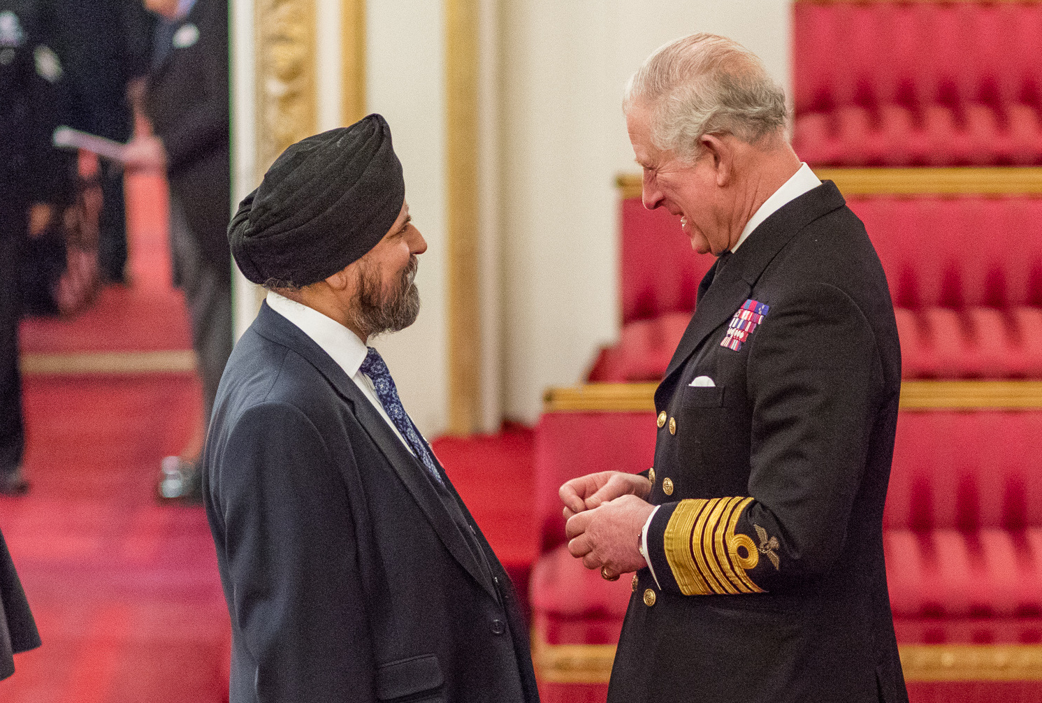 Editor of the British Sikh Report receives MBE from Prince Charles